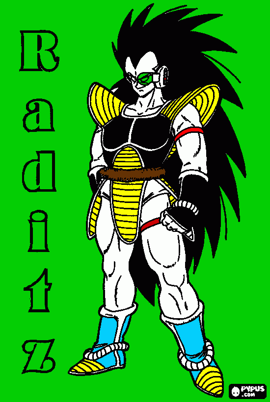 Raditz O Irm O Para Imprimir Desenho Raditz O Irm O