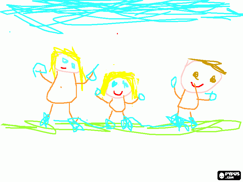 A MINHA FAMILIA  para colorir e imprimir