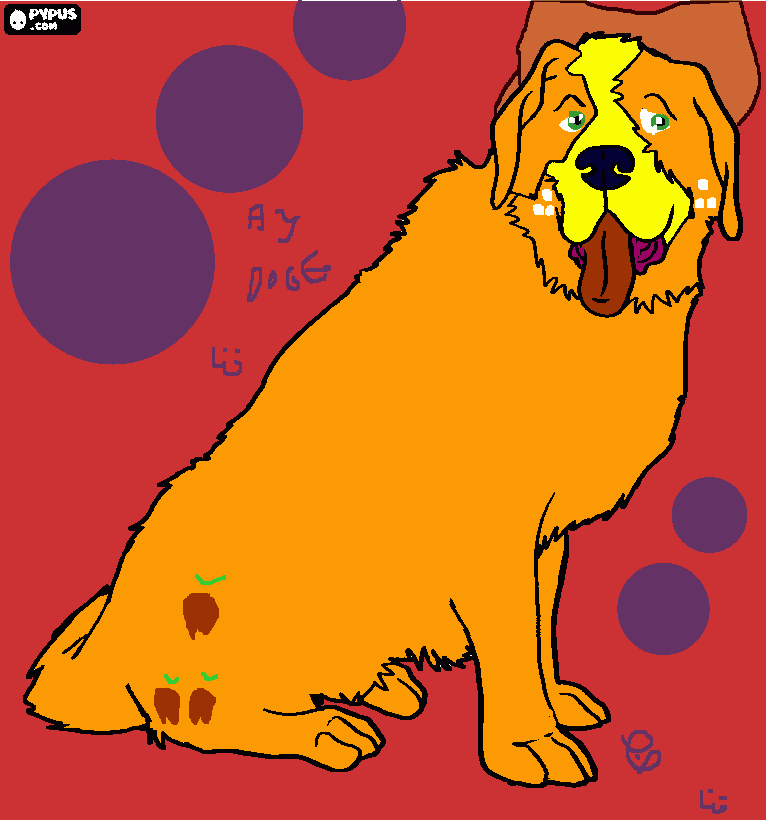 aj doge para colorir e imprimir