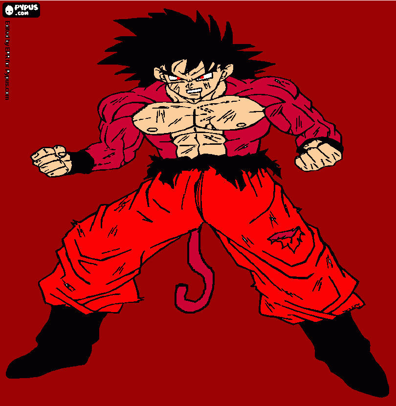 Aka Shin SS4 (Ryu Senshi Plus/Final) para colorir e imprimir