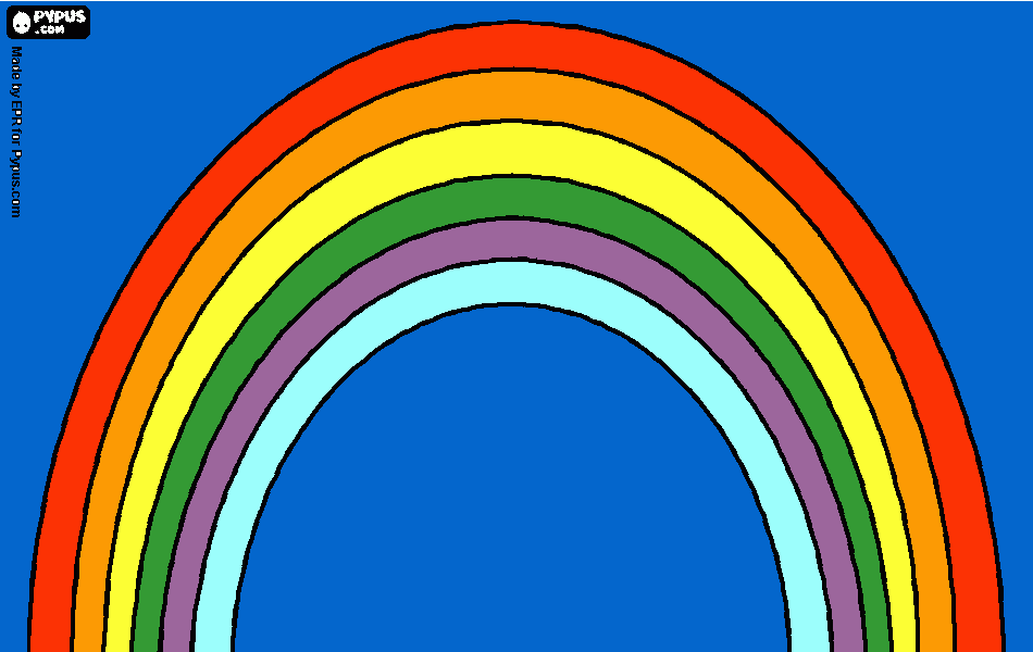 Arco Iris Crying  para colorir e imprimir