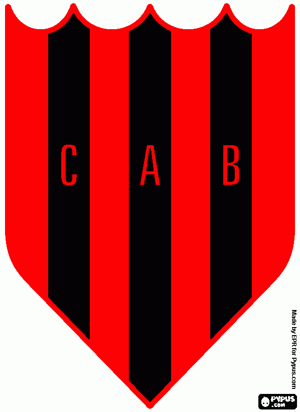 Atlético de Banas para colorir e imprimir