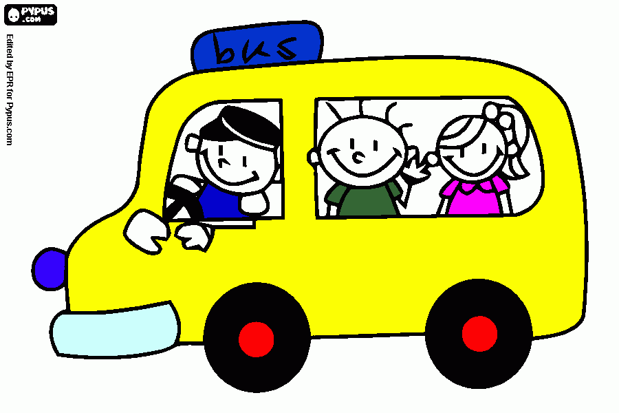 auto escola para colorir e imprimir