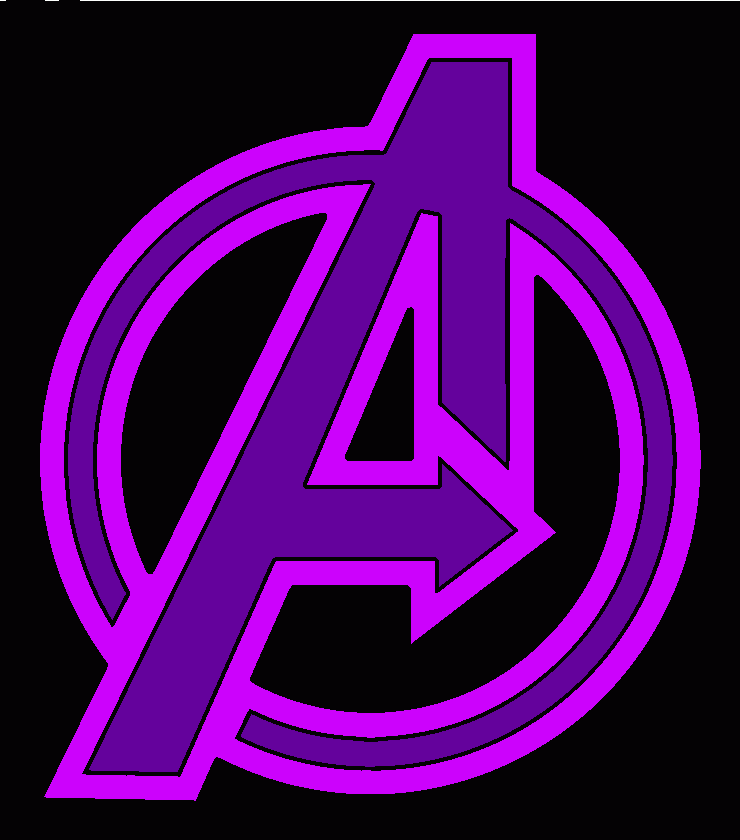 Avengers Symbol para colorir e imprimir