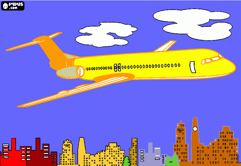 aviao igor para colorir e imprimir