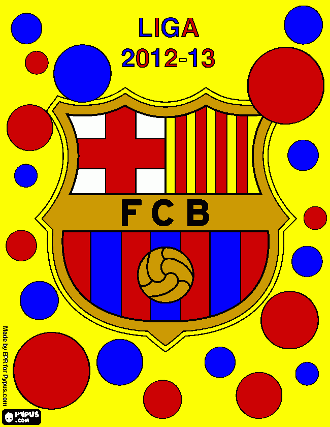 Barça FC para colorir e imprimir