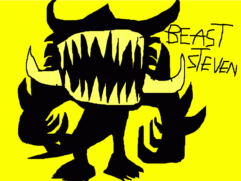 BEAST STEVEN BENDY AU para colorir e imprimir