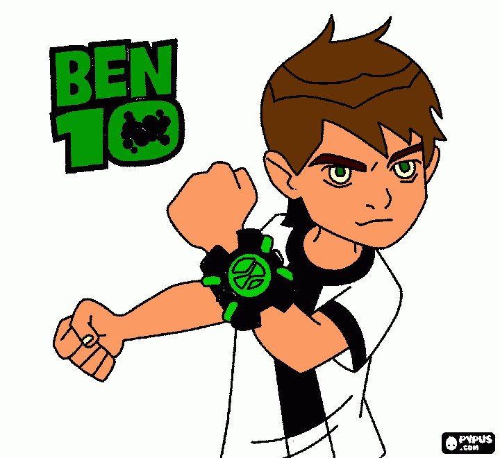 ben 10 davi para colorir e imprimir