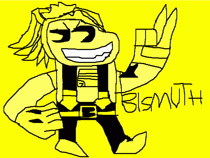 BISMUTH BENDY AU para colorir e imprimir