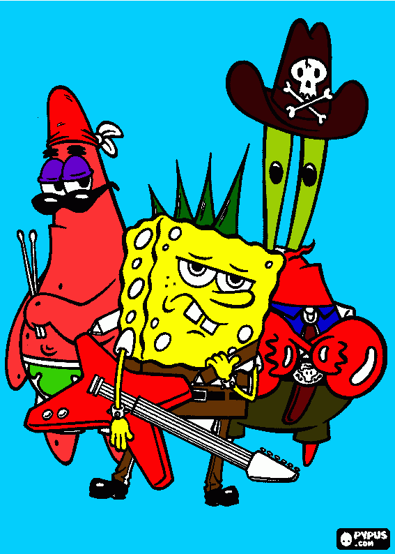 bobuesponga para colorir e imprimir