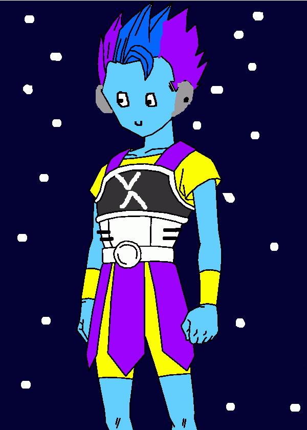 Cabba Super Saiyajin Zeno Sama Para Colorir E Imprimir para colorir e imprimir