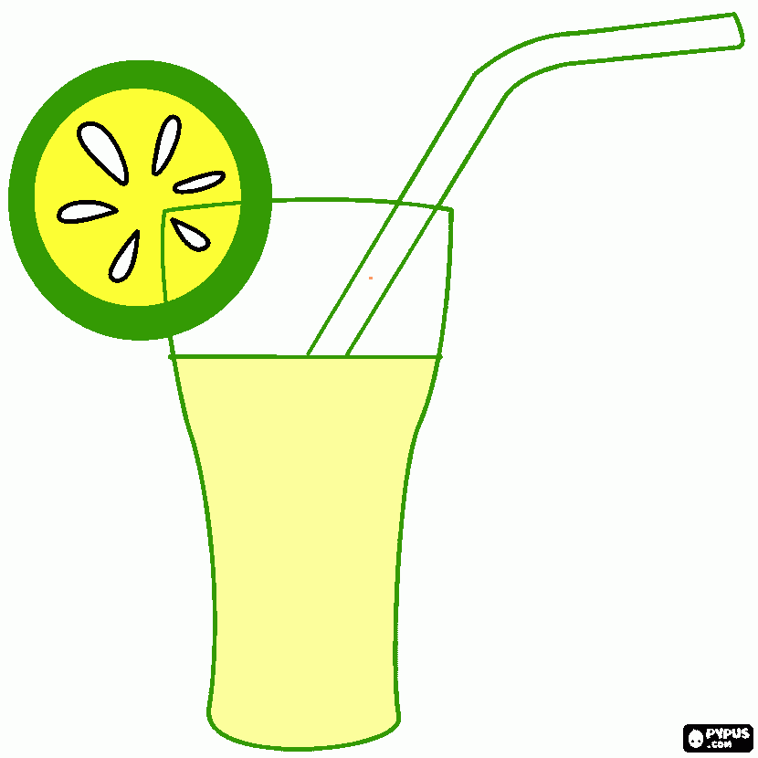 caipirinha para colorir e imprimir