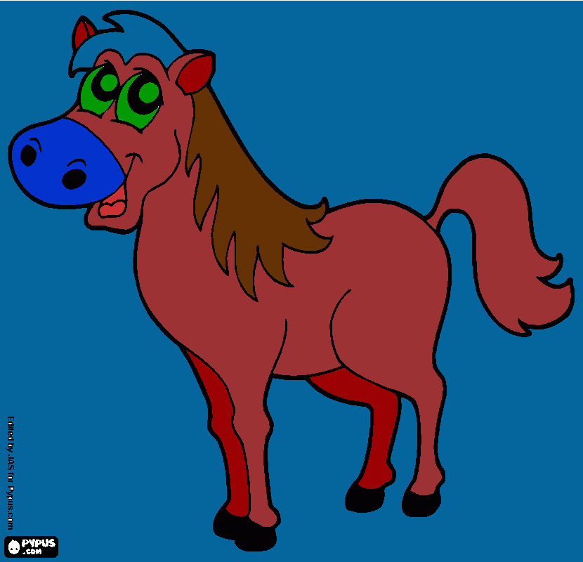 cavalo inter para colorir e imprimir