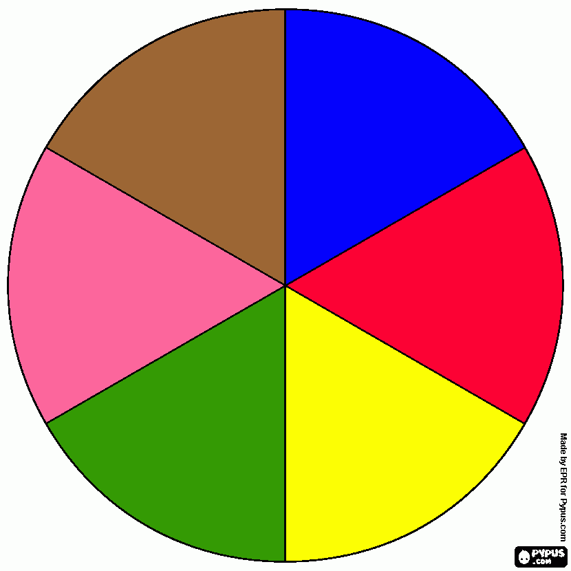 CIRCULO DE CORES para colorir e imprimir