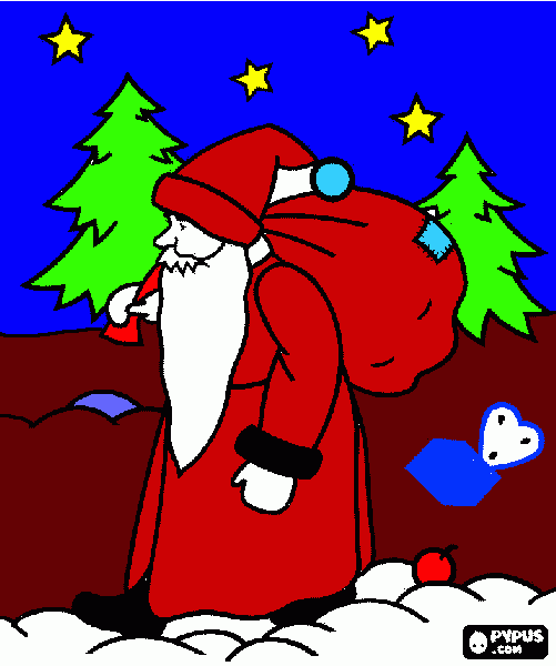 Colorir natal gratis para colorir e imprimir