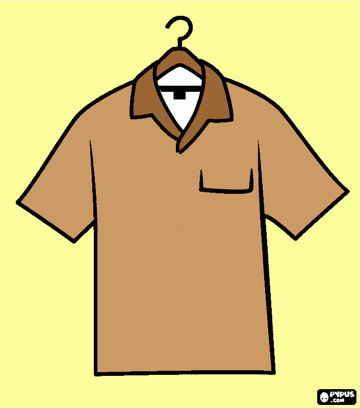 desenho camisa do terço para colorir e imprimir