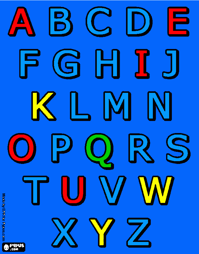 desenho das letras com sombras do alfabeto com sombras para colorir e imprimir