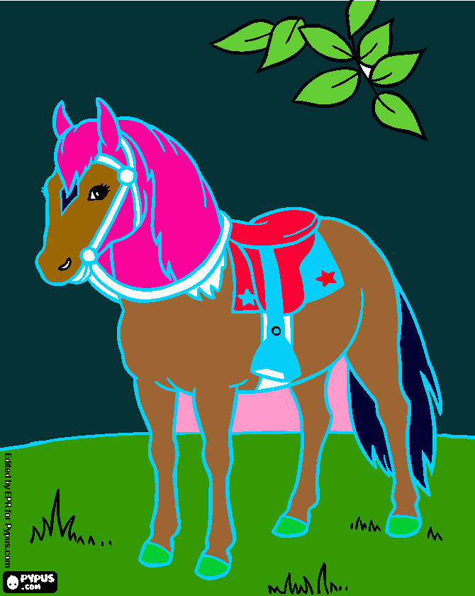 horseland cream and sugar coloring pages