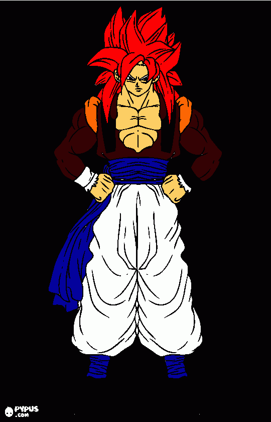 desenho do dragon ball z para colorir e imprimir