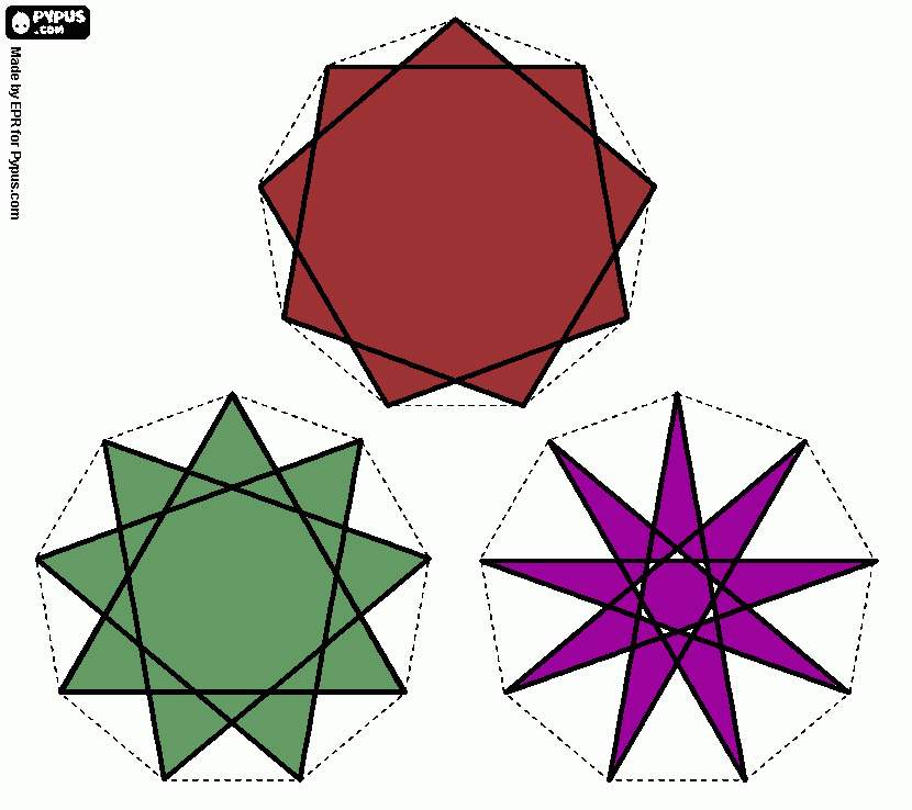 desenho ires estrelas  para colorir e imprimir