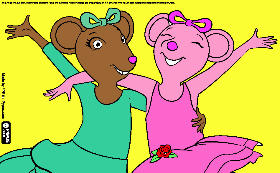 Desenho para minhas primas Heline e Heloise . para colorir e imprimir