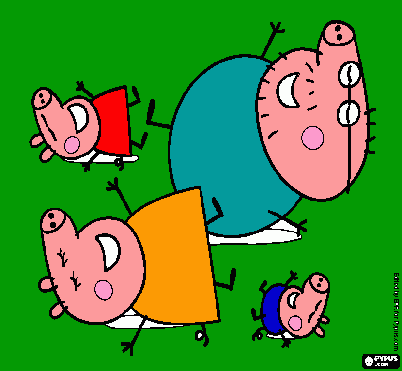 Desenhos para colorir Peppa Pig: 45 op\u00e7\u00f5es para imprimir