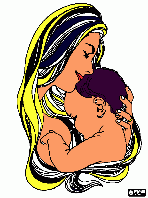 dia das  mãe  4 ano c para colorir e imprimir