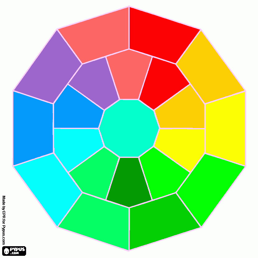 diamante arco-iris para colorir e imprimir