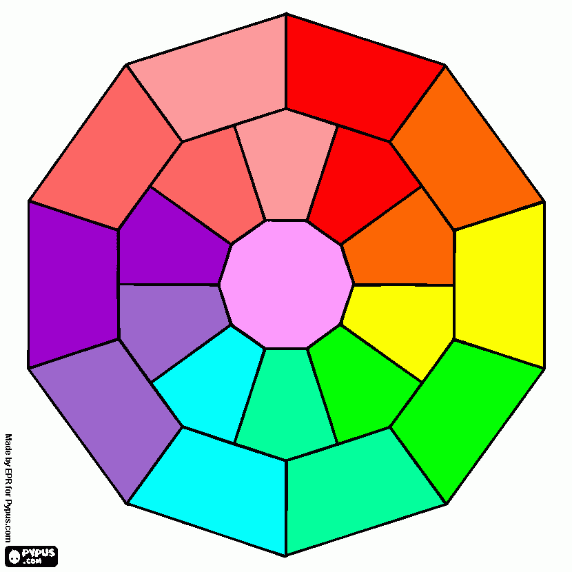 diamante colorido para colorir e imprimir