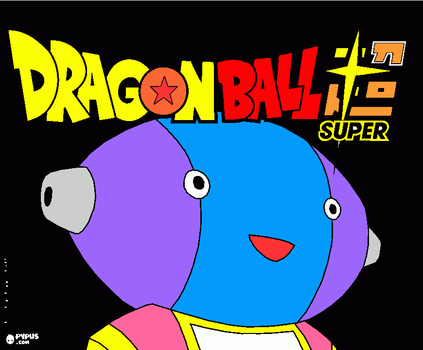 DRAGON BALL SUPER para colorir e imprimir