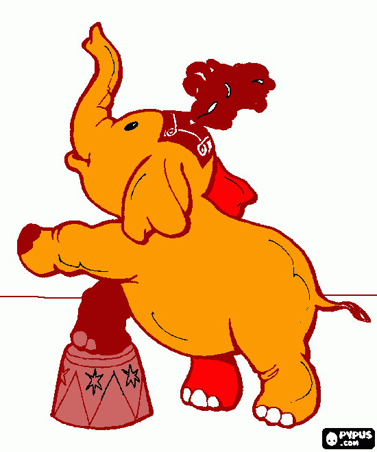 Elefante do Mig para colorir e imprimir