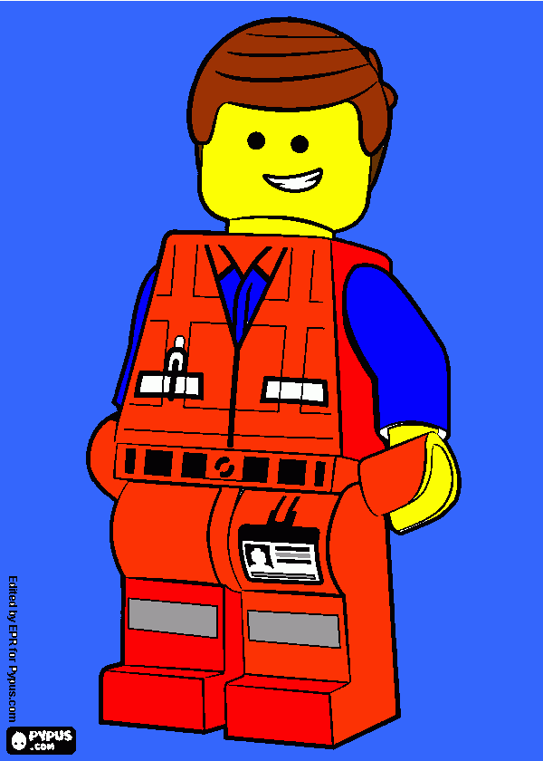 Emmet Lego 2 para colorir e imprimir