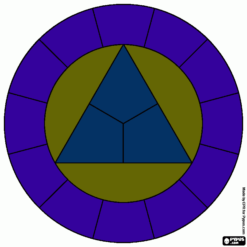 esquema de cores  para colorir e imprimir