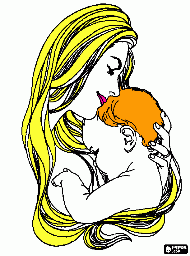 eu te amo mamae para colorir e imprimir