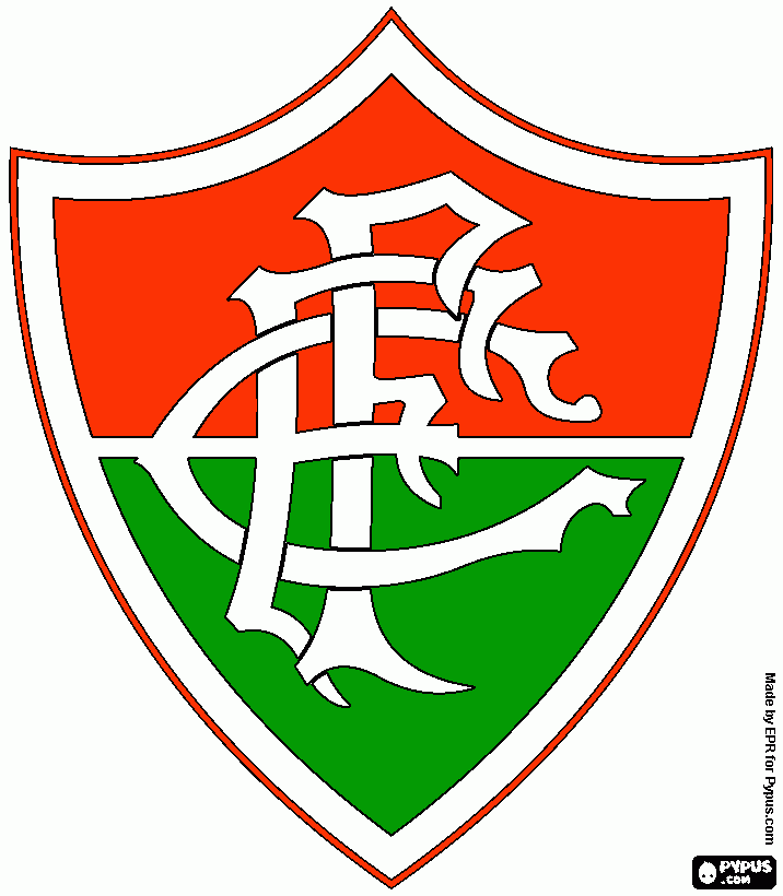 Fluminense Araguari-MG para colorir e imprimir