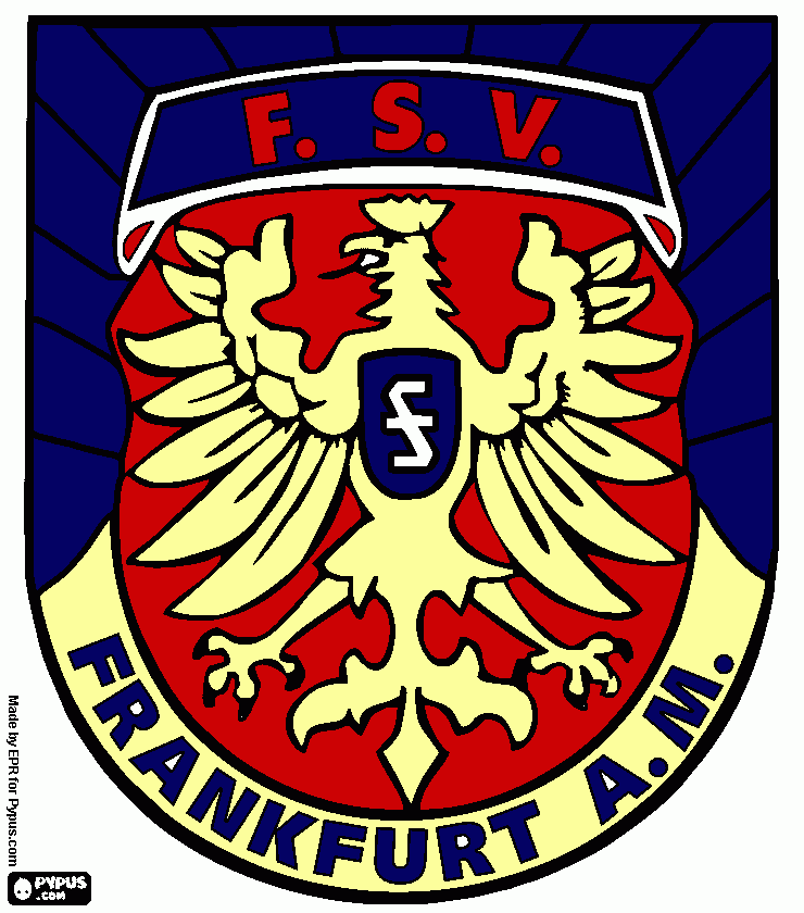 fsv frankfurt para colorir e imprimir