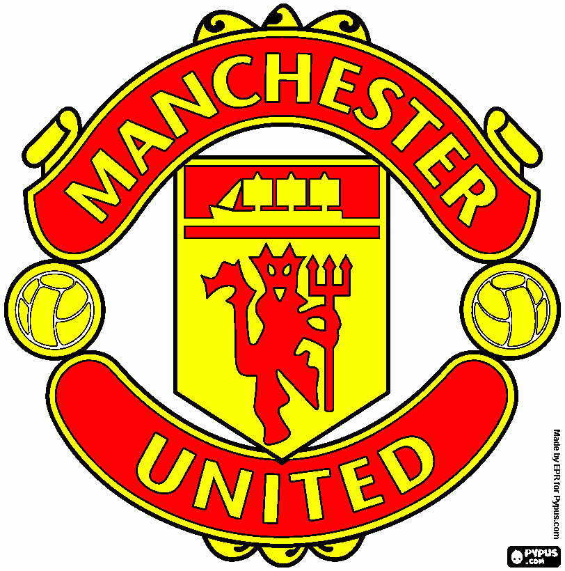 Glory glory Man United para colorir e imprimir