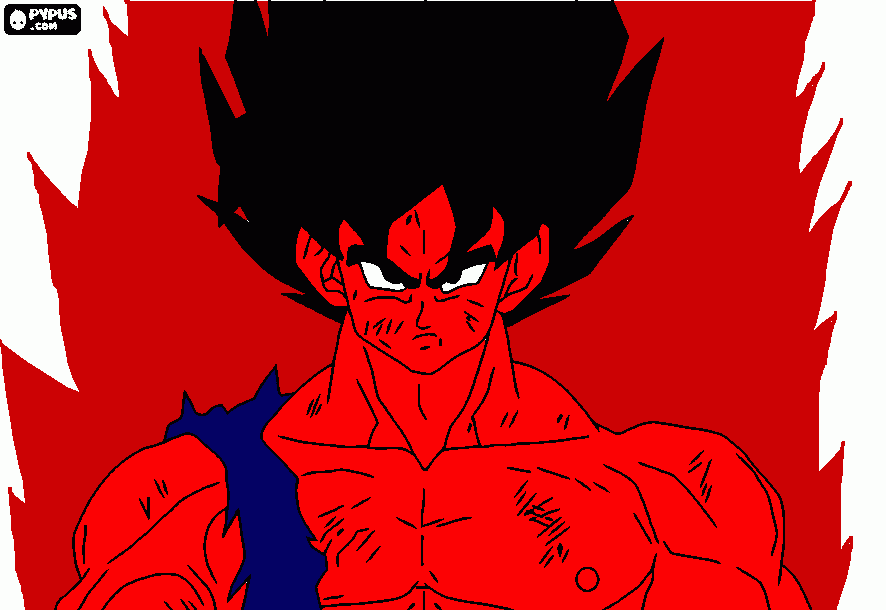 Desenho: Goku, Kaioken