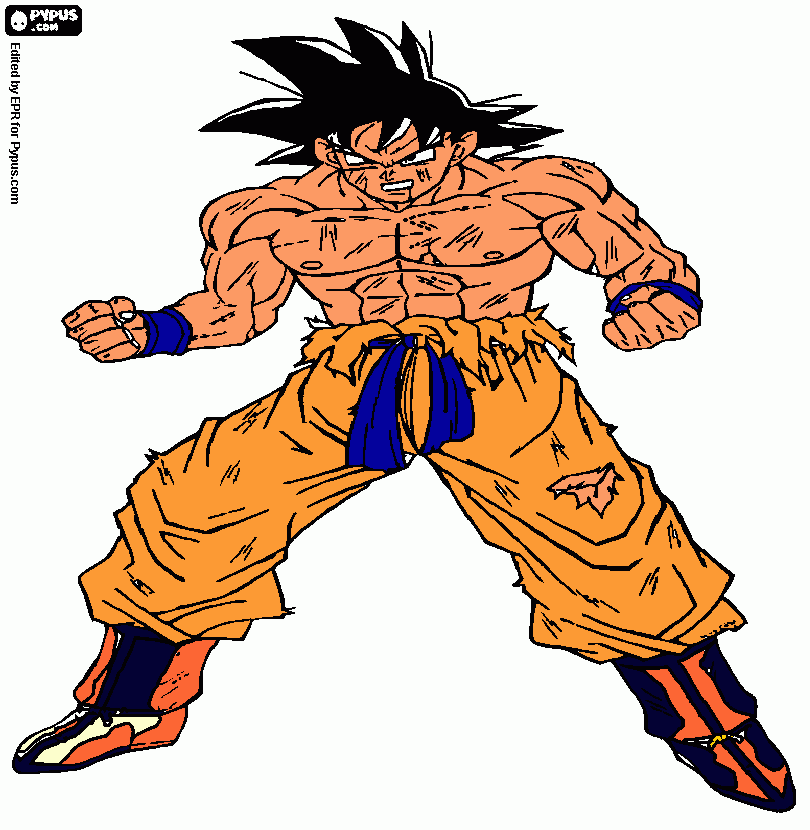 Desenho: Goku, Kaioken