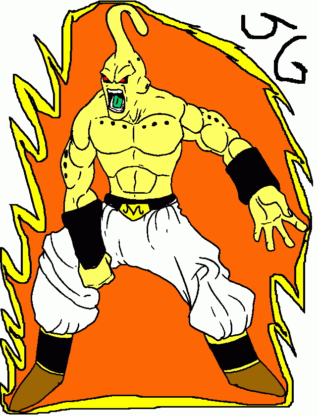 Golden Buu para colorir e imprimir