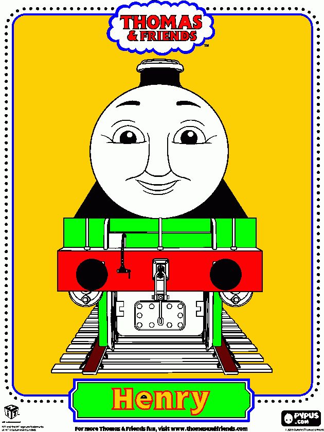 Henry, O Amigo de Edward para colorir e imprimir