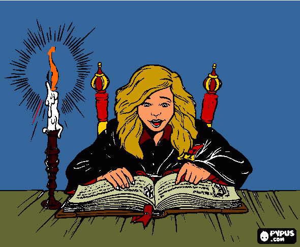 Hermione Granger para colorir e imprimir