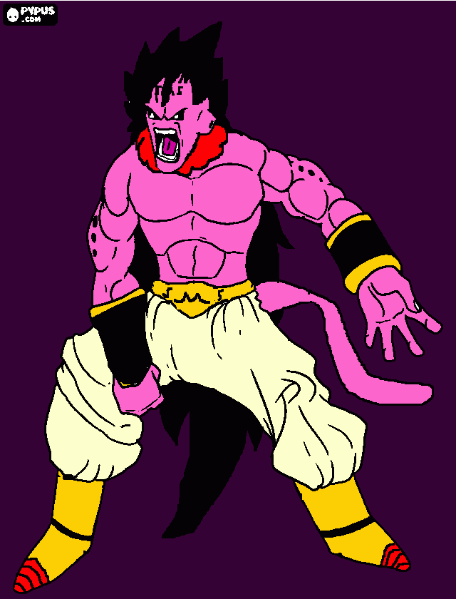 Hipper Buu para colorir e imprimir