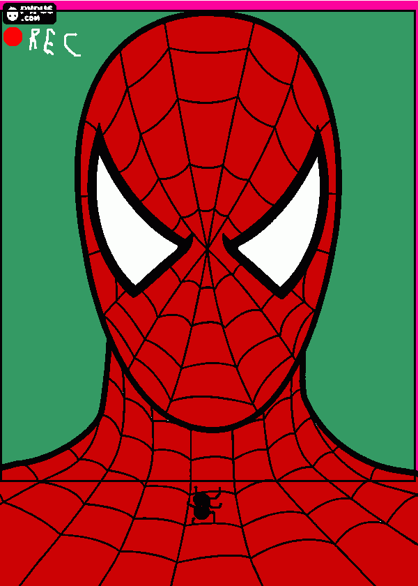 homem aranha - desenho para colorir e imprimir