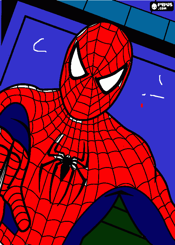 homem aranha homemcomingo para colorir e imprimir