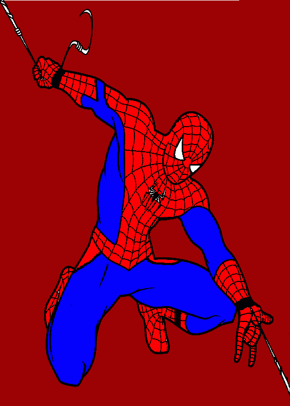 Homem-Aranha (Peter Parker) para colorir e imprimir