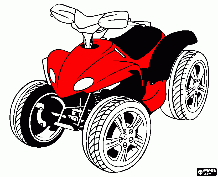 hot bike para colorir e imprimir