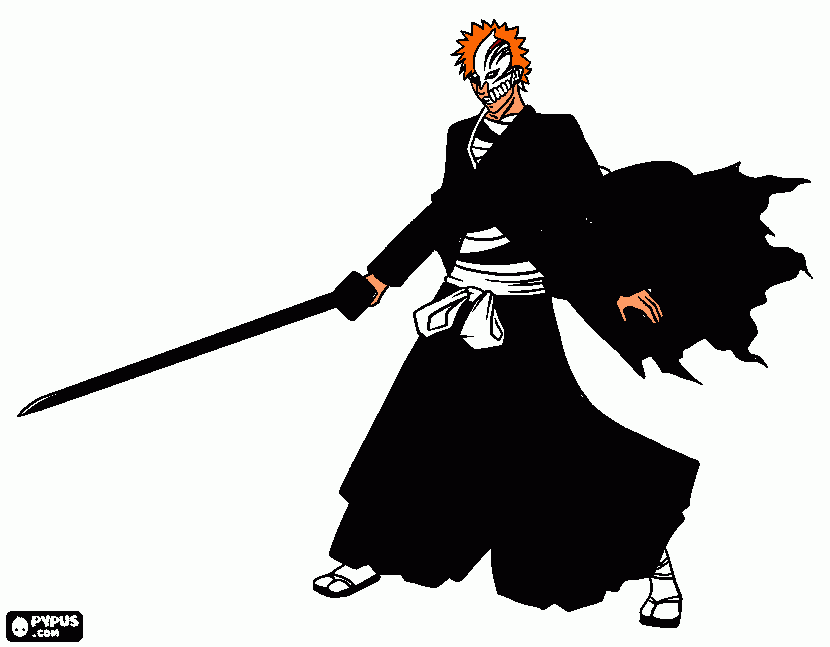 Ichigo Bonke para colorir e imprimir