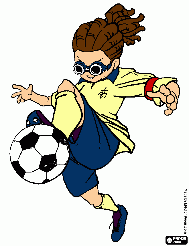 Inazua Eleven - Jude Sharp para colorir e imprimir