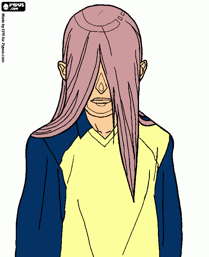 Inazuma Eleven - Jim Wraith para colorir e imprimir